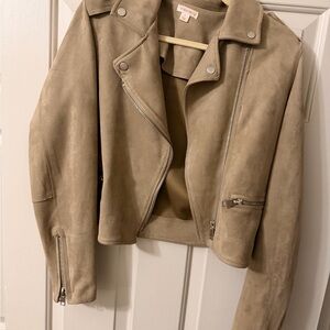 Xhilaration Tan Suede Jacket